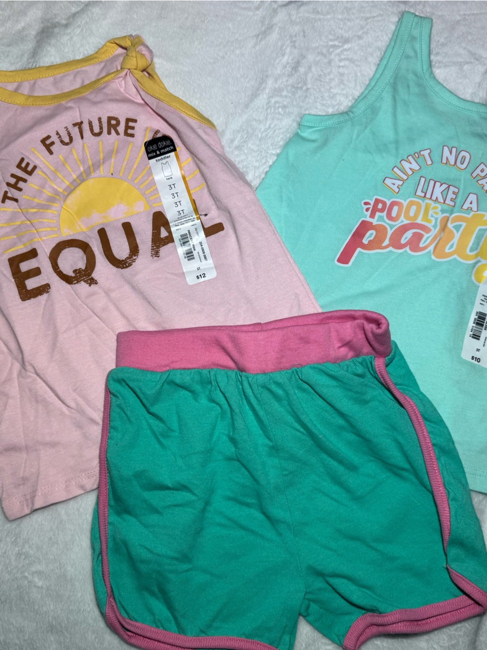 Bundle Okie Dokie & Paw Patrol Girls Summer Lot Size 3T NWT